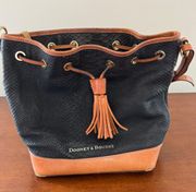 Black and Brown Leather Purse