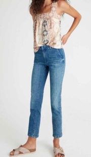 Anthropologie Pilcro and the Letterpress High Rise Slim Trouser Jeans