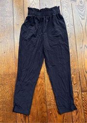 Black Cinch Waist Pant Small