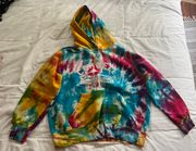  Colorful Tie Dye Cornell University Hoodie