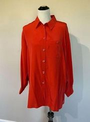 APART IMPRESSIONS NWT women long-sleeve blouse 100% silk