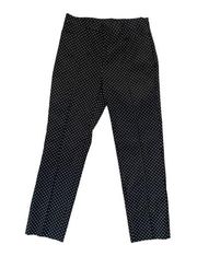 Akris Punto Polko Dot Cropped Ankle Pants