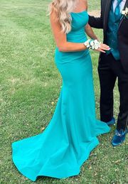 Turquoise Prom Dress