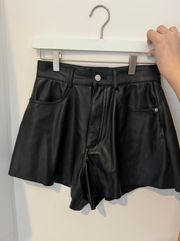 Leather Shorts