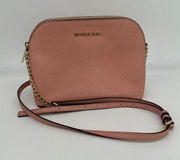 Michael Kors  pink crossbody with adjustable strap purse