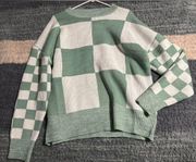 Boutique Checker Sweater