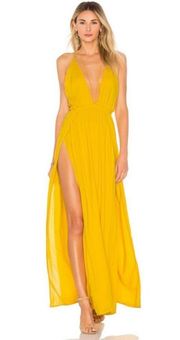 INDAH Revival Maxi Dress  ~ Sun Yellow XS