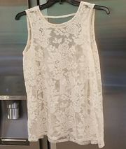 💕BCBGENERATION💕 Lace Sleeveless Top Small NWT