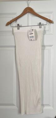 White knitted Skirt NWT