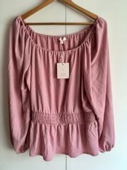 Pink Blouse, XXL