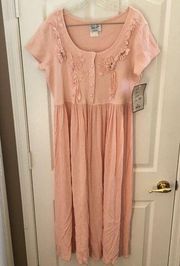 LADIES wild rose sport dress large NWT