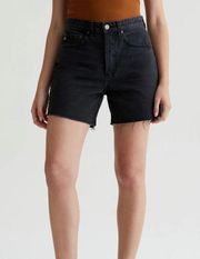 AG-ED High-Rise Baggy Fit Denim Clove Short 7 Years Vintage Onyx Women’s Sz 30