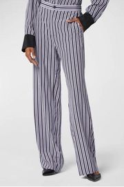 NEW Equipment Aeslin Striped Silk Trousers Lavender