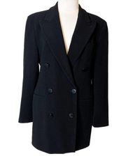 Giorgio Armani double breasted blazer black