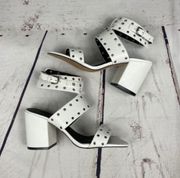 White Block Heels‎