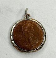 2009 US Penny Coin Lincoln Formative Years Pendant