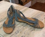 Ladies blue Sandals by  Sz 7.5