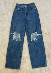 Highwaisted Wide Leg Jeans