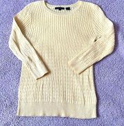 Jeanne Pierre yellow knit top