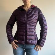 Purple Light Puffer Jacket