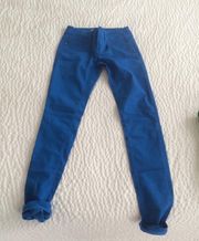 Nordstroms Skinny Pant In Azul Blue! So cute! Size 00! I can ship ASAP!!