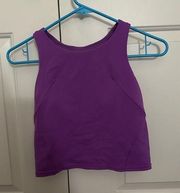 Lulu high neck align tank