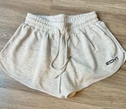 Echt Women's High Waisted Heather Gray Loungewear Shorts Size M