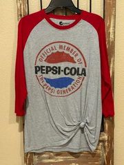 Pepsi logo long sleeve tshirt