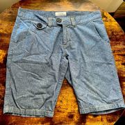 PASSPORTS | ladies denim Bermuda style short. Size: 16.