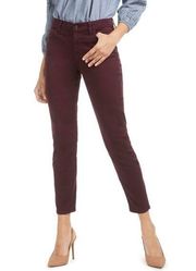 Jen 7 By 7 For All Mankind Womens Slim Straight Jeans Pants Size 4 27 NWT Purple