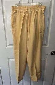 Size 12 Elastic Waist Yellow Pants