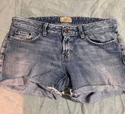 Denim shorts