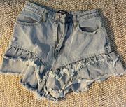 High Waisted Jean Shorts