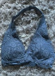 Blue Halter Bralette