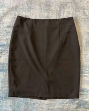 The Limited Collection Black Side Zip Pencil Skirt Size 4