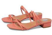 New DV Dolce Vita Knotted Slip On Sandal In Color Tangerine