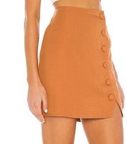 Revolve Amuse Society Mari Woven Mini Skirt Tamarind Size XS