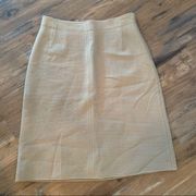 Club Monaco Women Sample Sale NWOT Camel Skirt 6