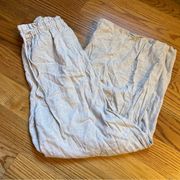 Princess Polly linen paper bag waist pants size 2