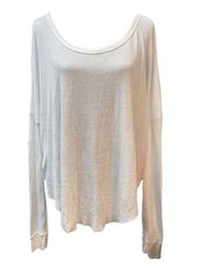 WILDFOX Waffle sweat Thermal Top Pure White Size Small