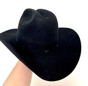 Vintage Stetson Black Sierra 4” Brim 5X Cowboy Hat