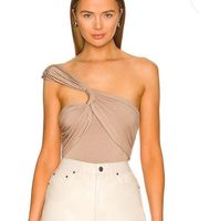 L’Academie Delphine Bodysuit in Taupe