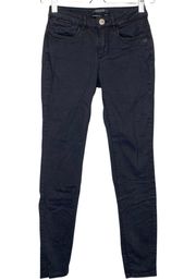 maison scotch () black la bohemienne mid rise skinny jeans