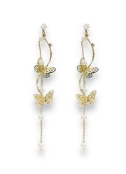 Elegant Butterfly Dangle Drop Earrings for Women