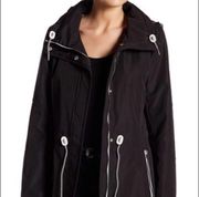 J‪essica Simpson Jacket Hooded Black