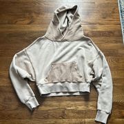 Free People Beige Hoodie