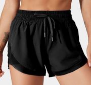 NWT  Black Mesh Lined Running Shorts Small