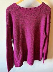 Philosophy Womens Marled Knit Crew Neck Sweater size XL