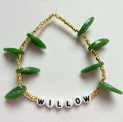 Eras Tour Friendship Bracelet Willow with Leaf Beads from Evermore