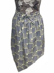 O’NEILL Gray Side Swipe Asymmetrical Skirt small